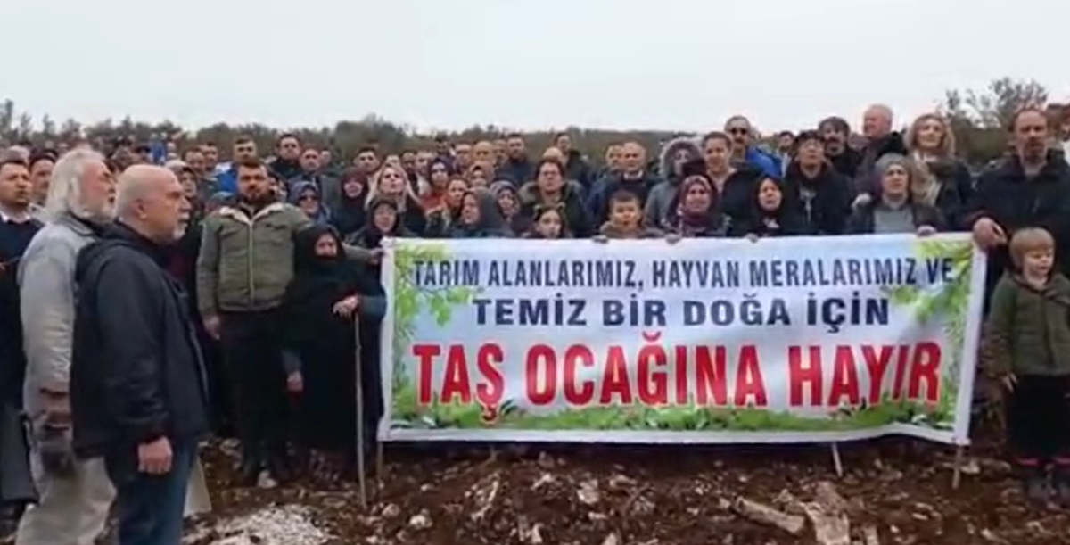 Fındıklılar taş ocaklarına itiraz ediyor