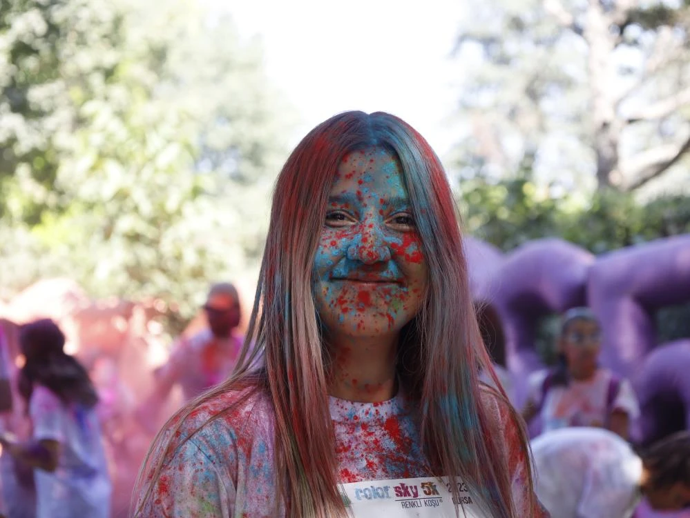 Bursa Botanik Park'ta rengarenk koşu!