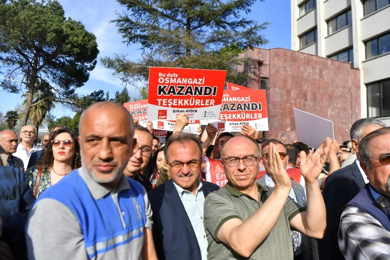  Osmangazi’de Erkan Aydın dönemi başladı