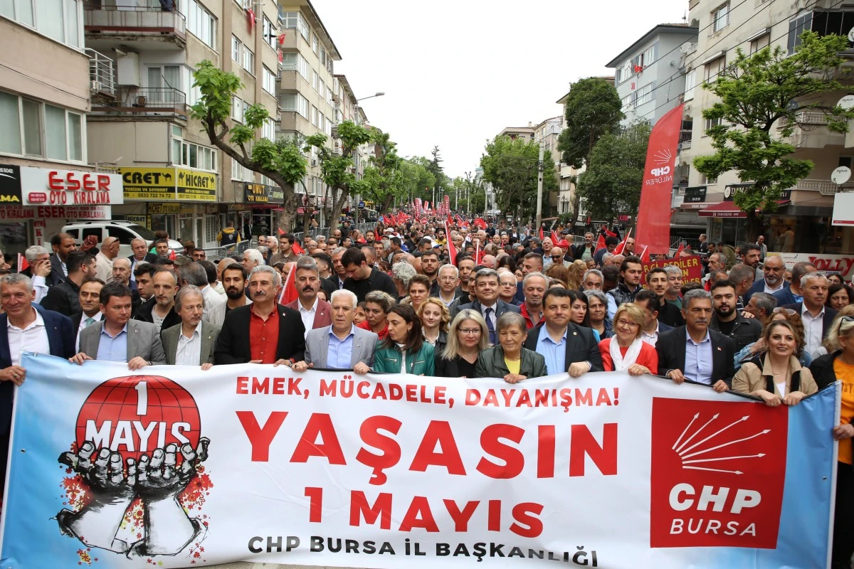 Bursa’da 1 Mayıs coşkusu