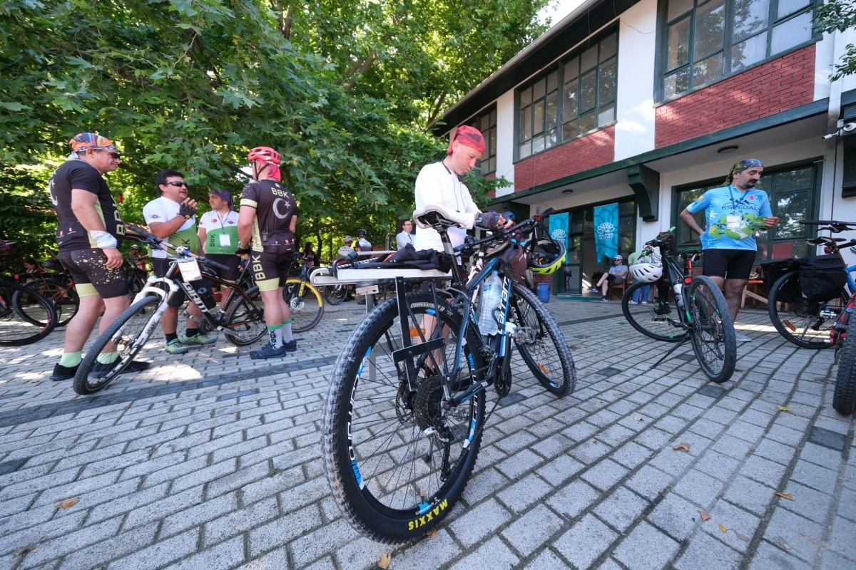 Dünya Bisiklet Günü’nde Bursa Mysia Yolları’nda pedal çevirdiler