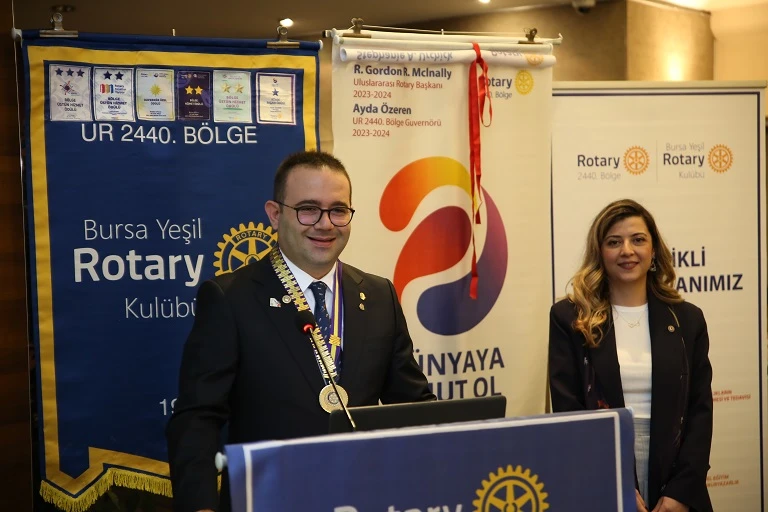 Bursa Yeşil Rotary’de Mustafa Gürkan Midilliç dönemi