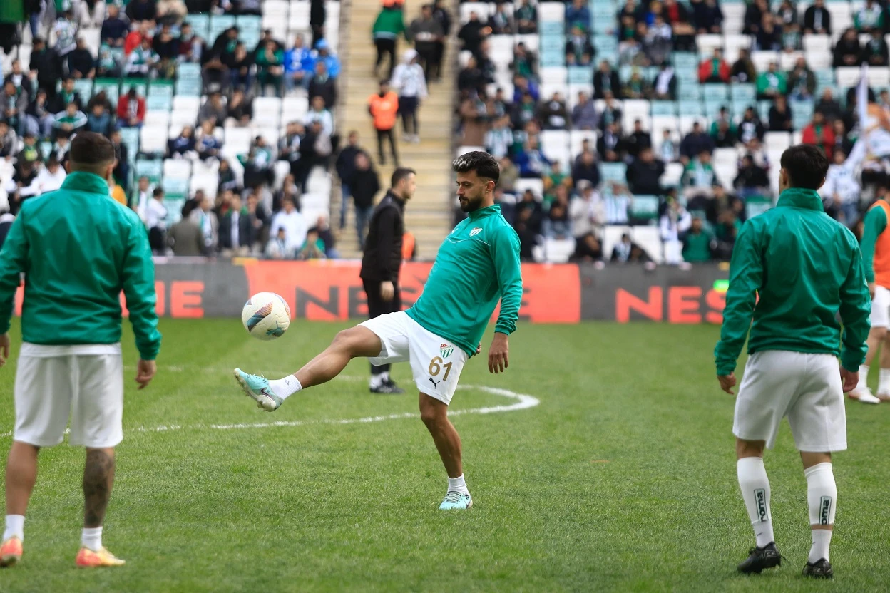 Bursaspor- Bulvarspor maçından en özel kareler 