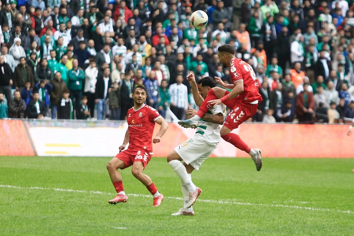 Bursaspor- Bulvarspor maçından en özel kareler 