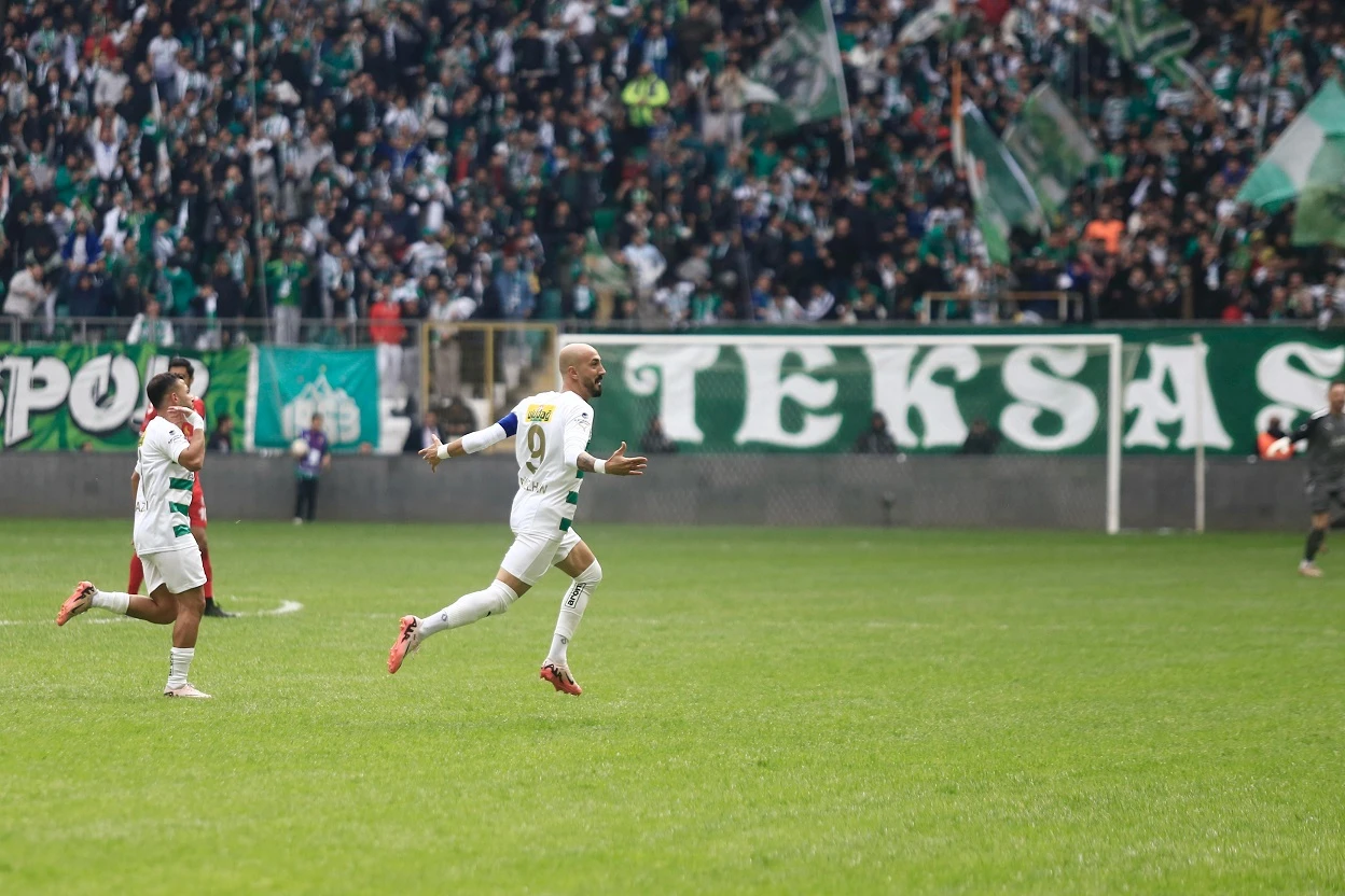 Bursaspor- Bulvarspor maçından en özel kareler 