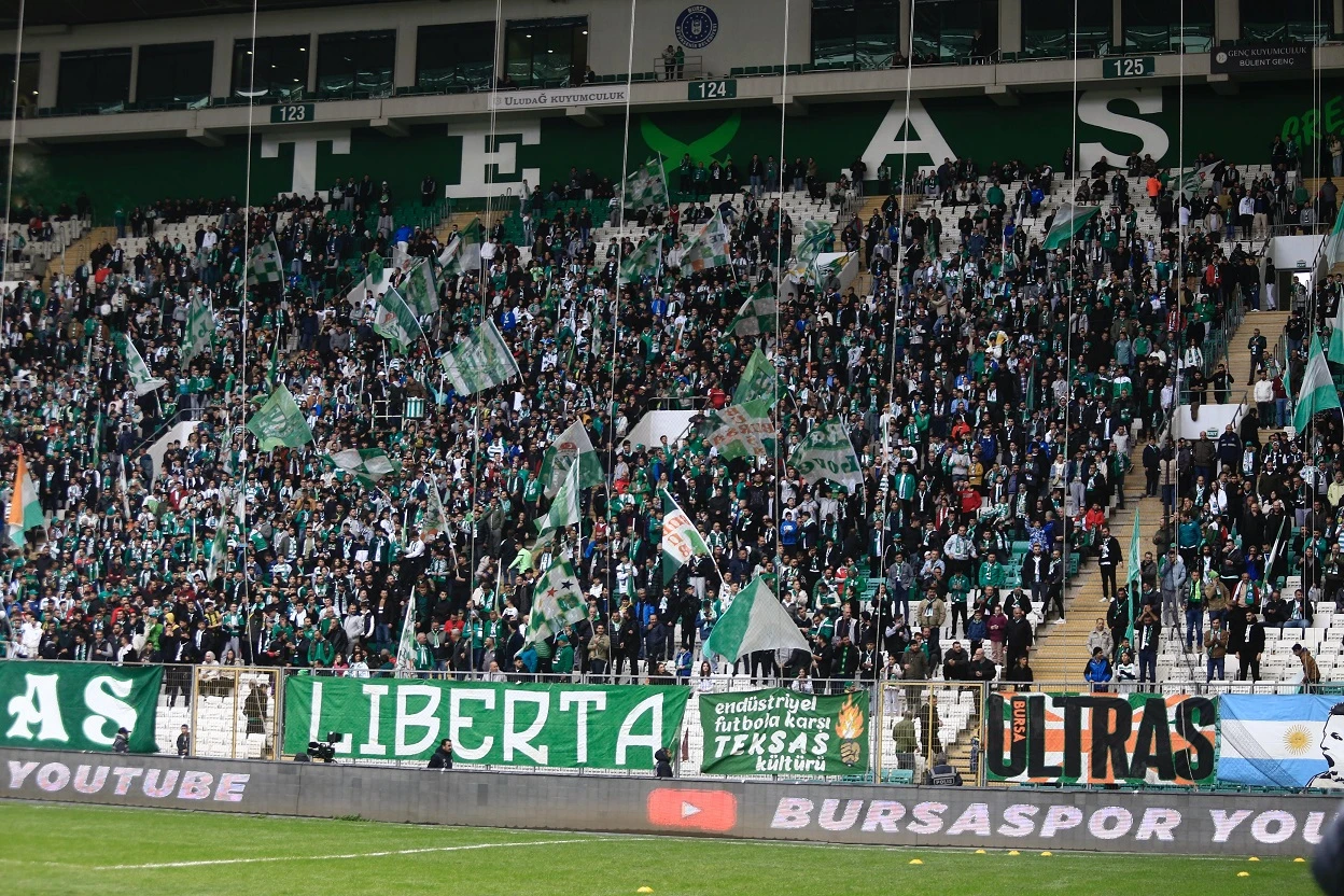 Bursaspor- Bulvarspor maçından en özel kareler 