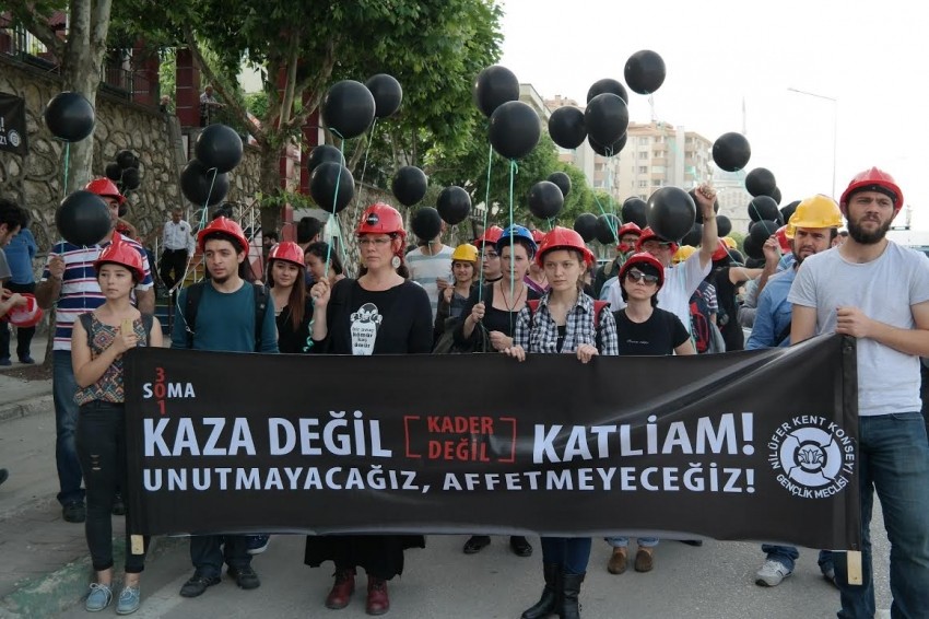 Soma faciası Nilüfer'de unutulmadı