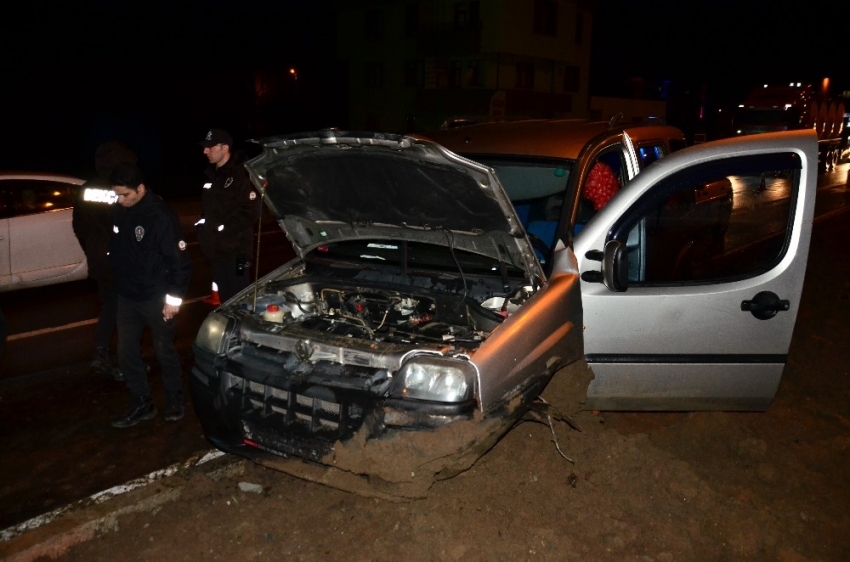 Terme’de trafik kazası: 5 yaralı