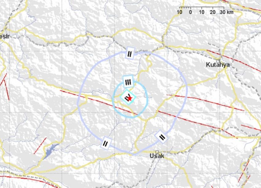 Kütahya'da deprem! 