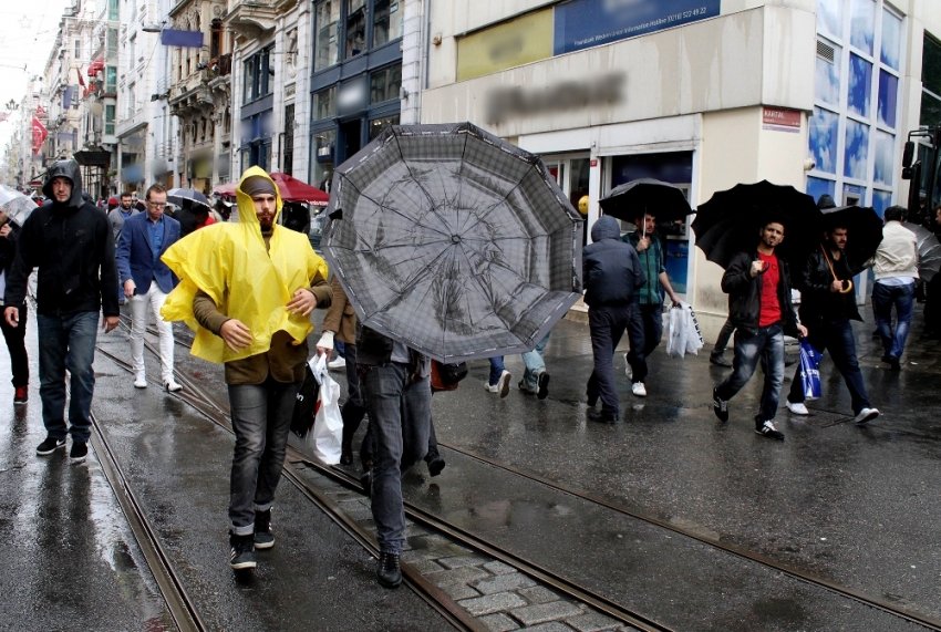 İstanbul’da yağmur