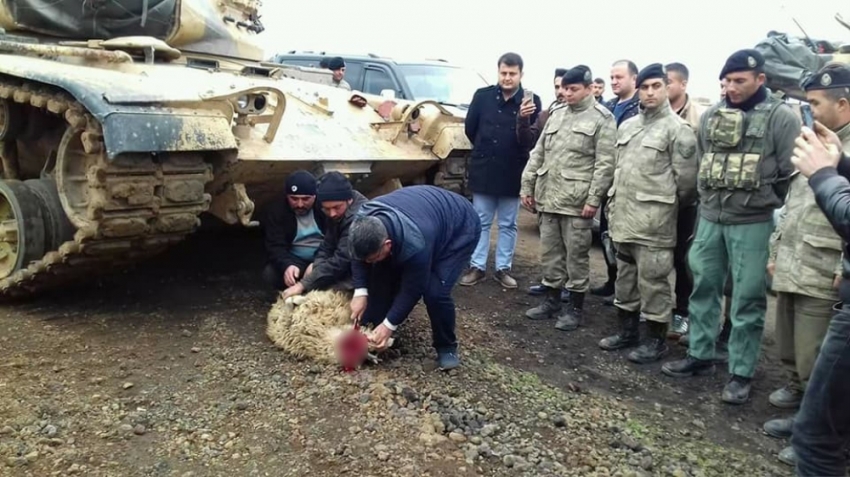 Mehmetçik için kurban kestiler