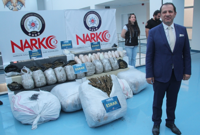 Adana’da 275 kilo eroin ele geçirildi