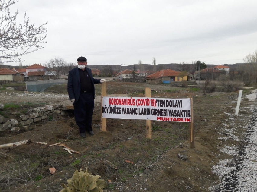 Korona virüs vakası olmayan köylerine giriş yasağı koydular