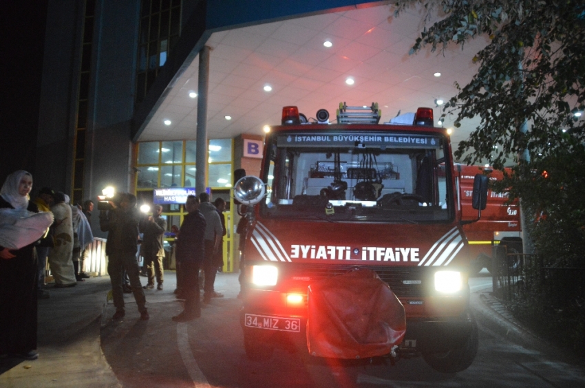 İstanbul’da korkutan hastane yangını