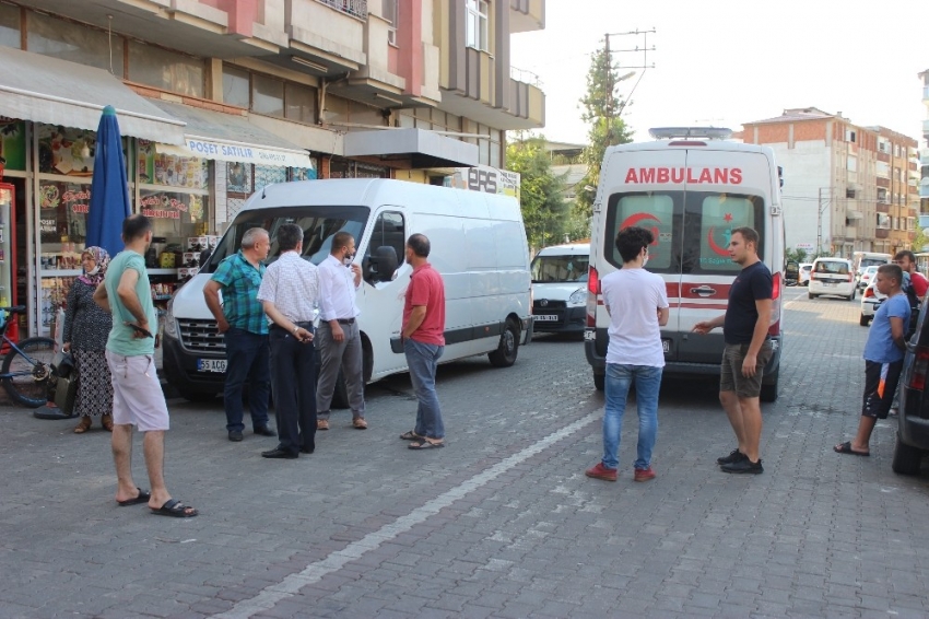 Otomobilin çarptığı bisikletli çocuk yaralandı