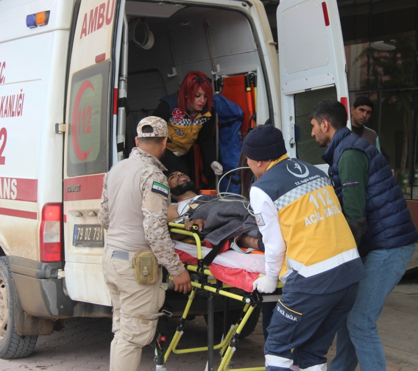 El Bab’da yaralanan 7 ÖSO askeri Kilis’e getirildi