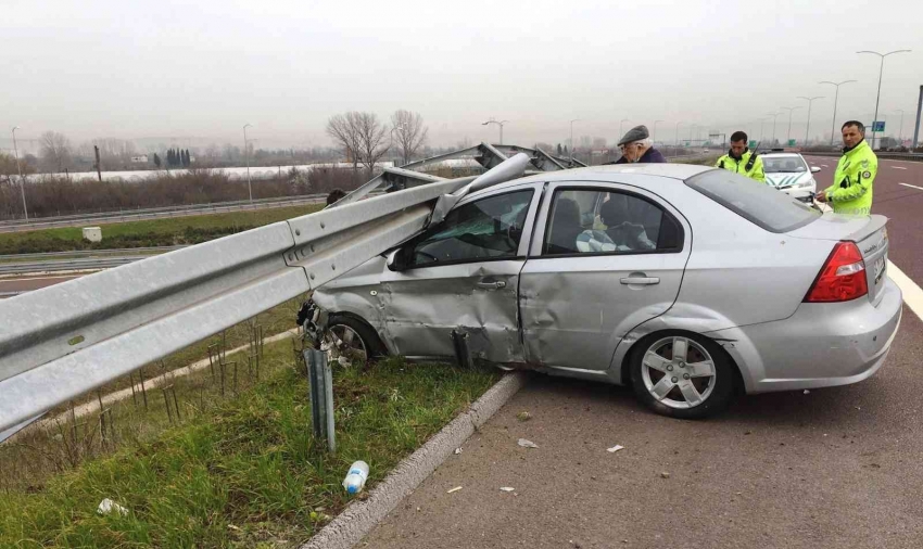 Osmangazi Köprü çıkışında trafik kazası: 2 yaralı