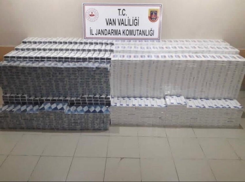 38 bin 750 paket kaçak sigara ele geçirildi