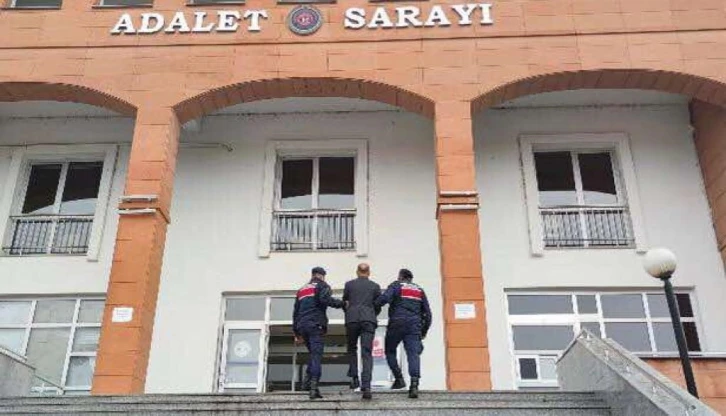 11 yıl 8 ay hapis cezası bulunan şahıs Jandarma tarafından yakalandı
