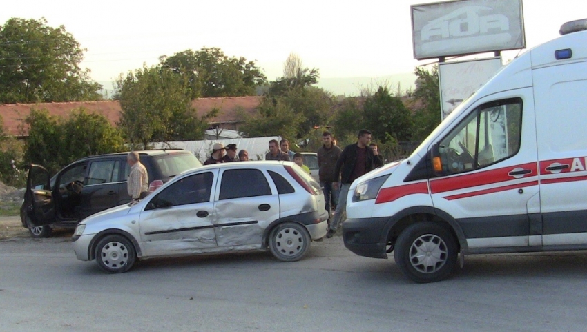 Trafik kazası: 1 yaralı