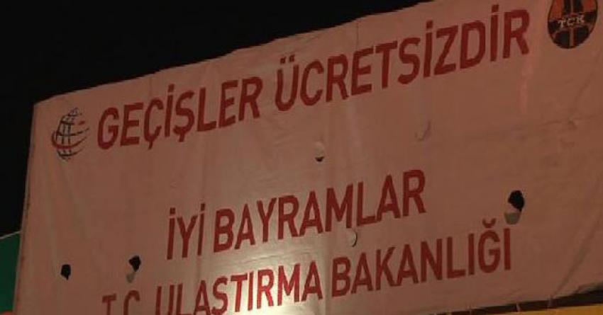 Bedava geçişler başladı