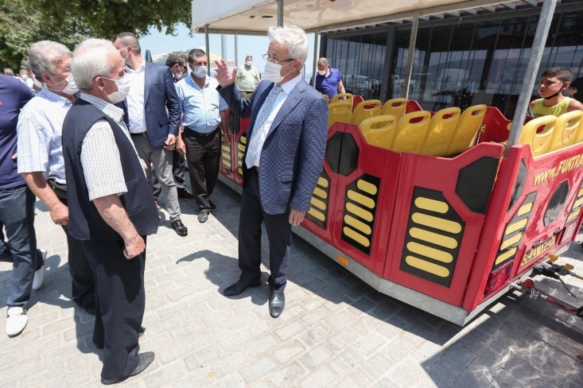 Gölyazı’da gezi treni keyfi başlıyor