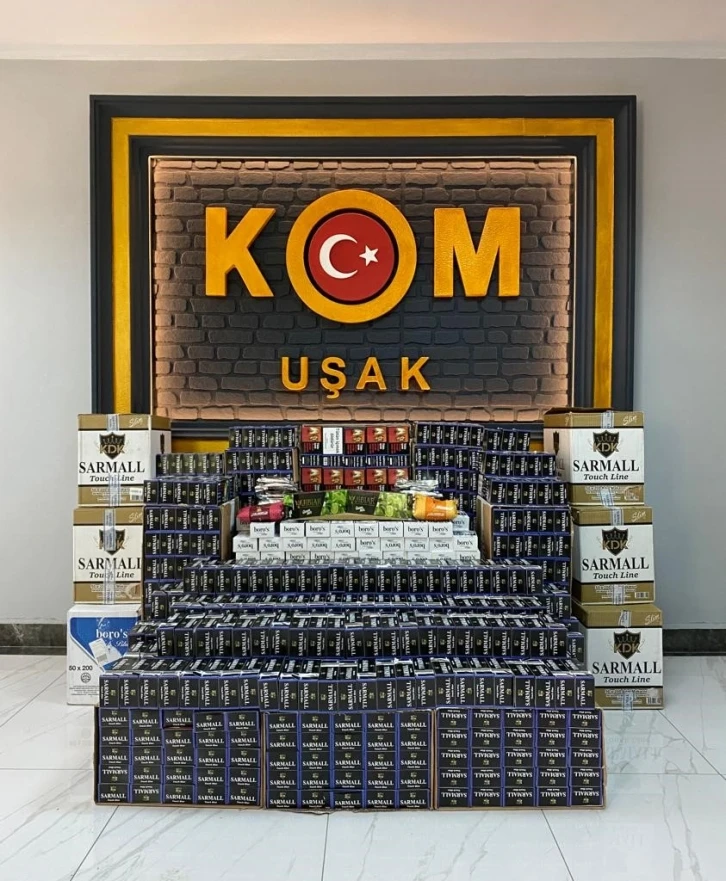 165 bin boş kaçak makaron ele geçirildi
