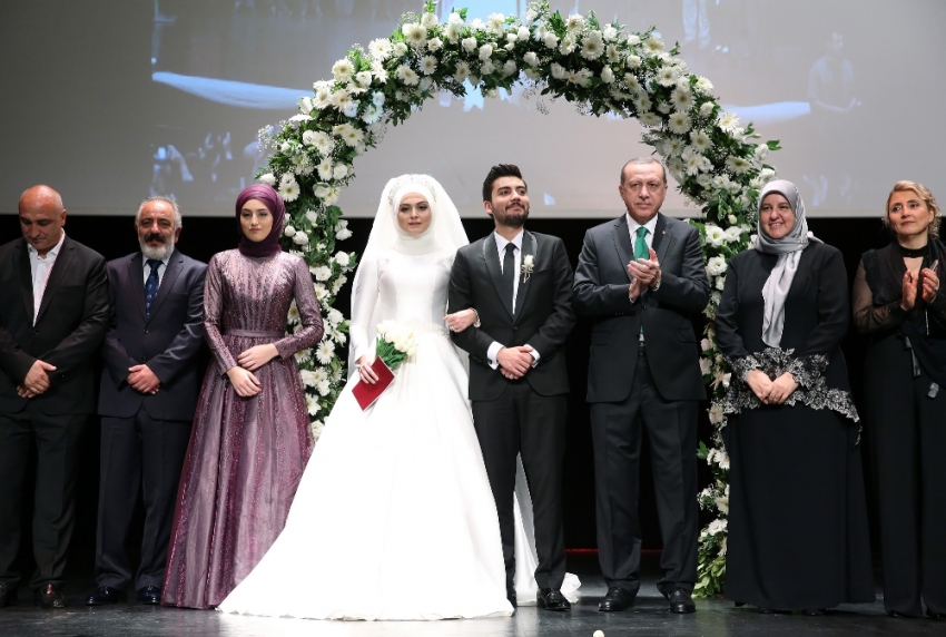 Erdoğan, nikah törenine katıldı