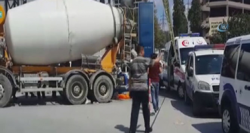 İstanbul'da beton mikser dehşeti