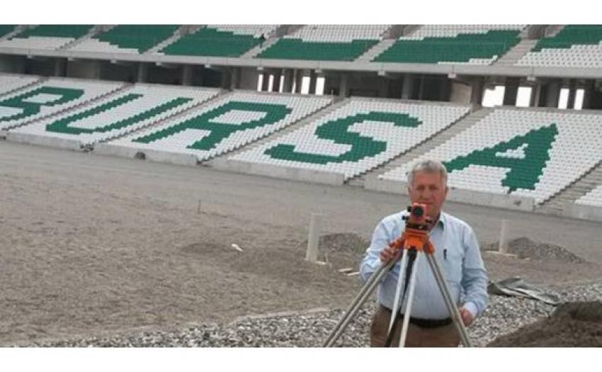 Arena'da çim serimi başlıyor