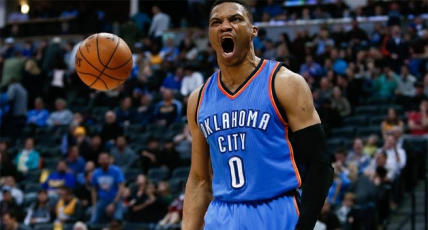 Westbrook atıyor, Thunder kazanıyor