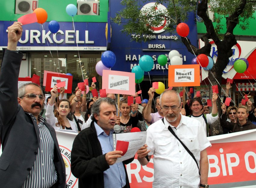 Bursa'da aile hekimlerinden Sağlık Bakanlığı'na kırmızı kart!