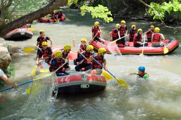 18 bin nüfuslu Orhaneli, iki yılda 15 bin rafting tutkununu ağırladı