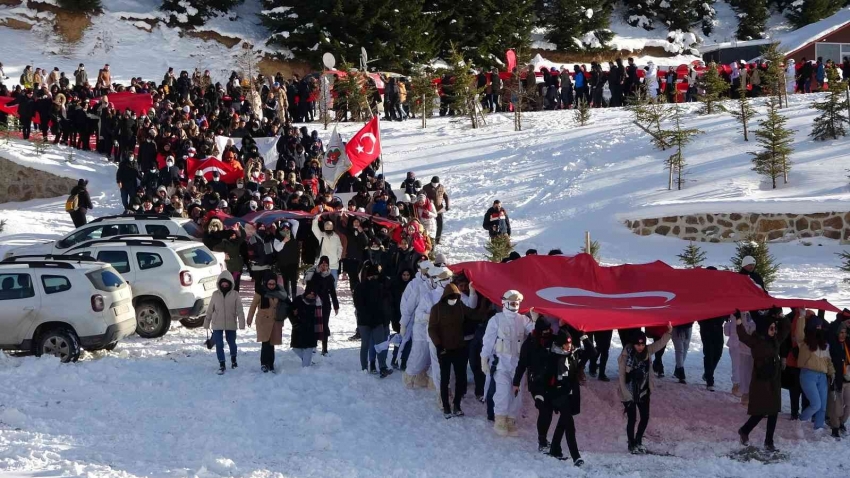 Sarıkamış şehitleri, 2 bin rakımlı yaylada anıldı