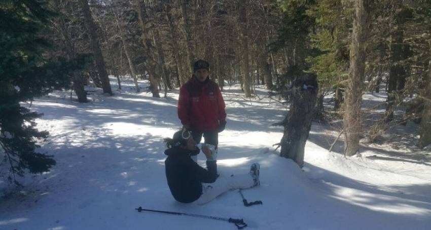 Bursa Uludağ'da kaybolan kadın kayakçı ayak izlerinden bulundu