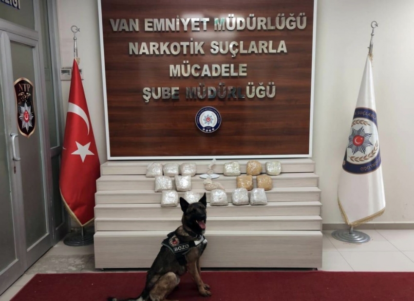 Van’da 15 kilo eroin ele geçirildi