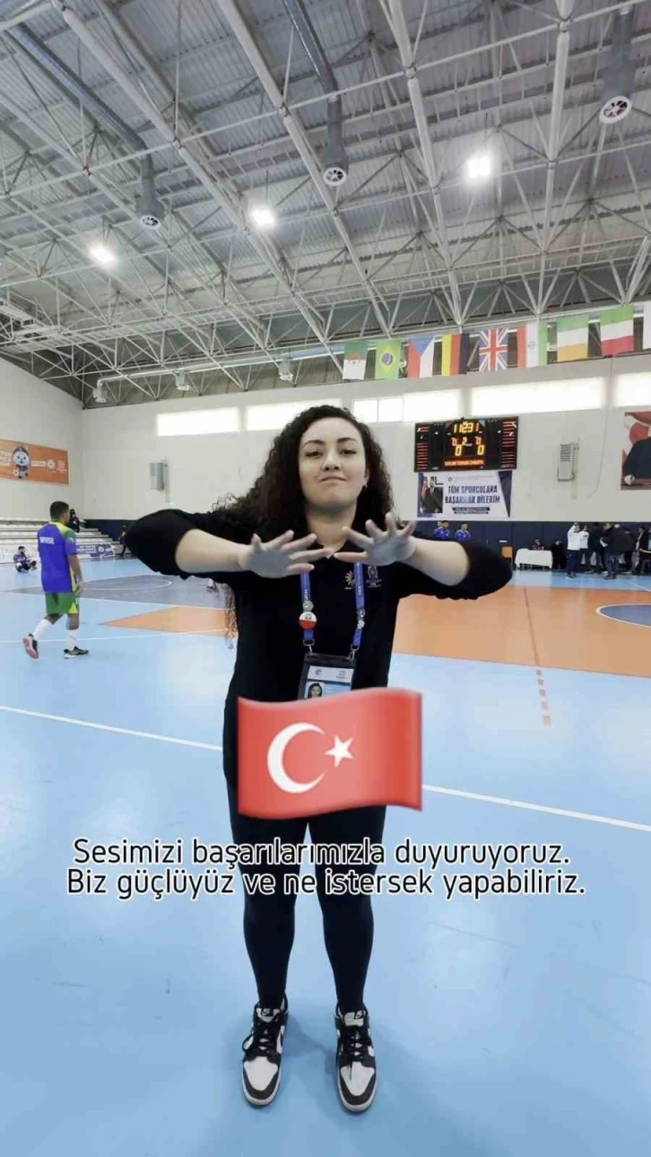 20. İşitme Engelliler Kış Olimpiyat Oyunları’na katılan kadın sporculardan 8 Mart kutlaması
