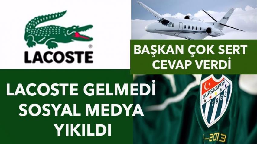 Lacoste gelmedi, sosyal medya yıkıldı