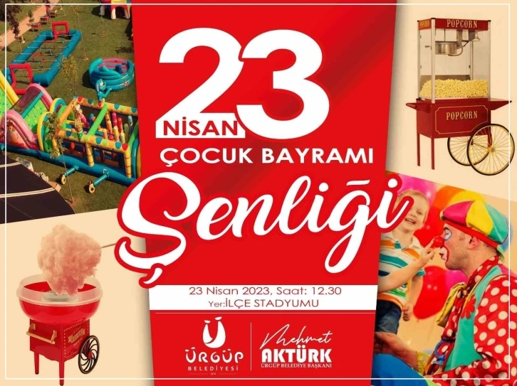 23 Nisan’da Nevşehirli çocuklar doyasıya eğlenecek
