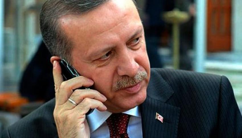 Erdoğan'dan taziye telefonu