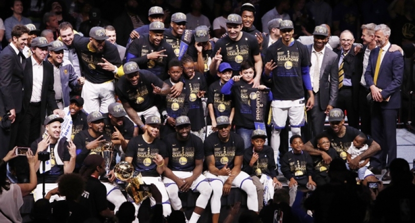 NBA'de şampiyon Golden State Warriors