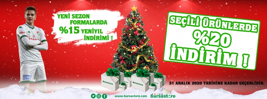 Bursastore'da yeni yıl indirimi başladı.