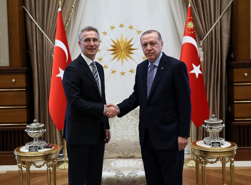 Cumhurbaşkanı Erdoğan, Stoltenberg ile görüştü