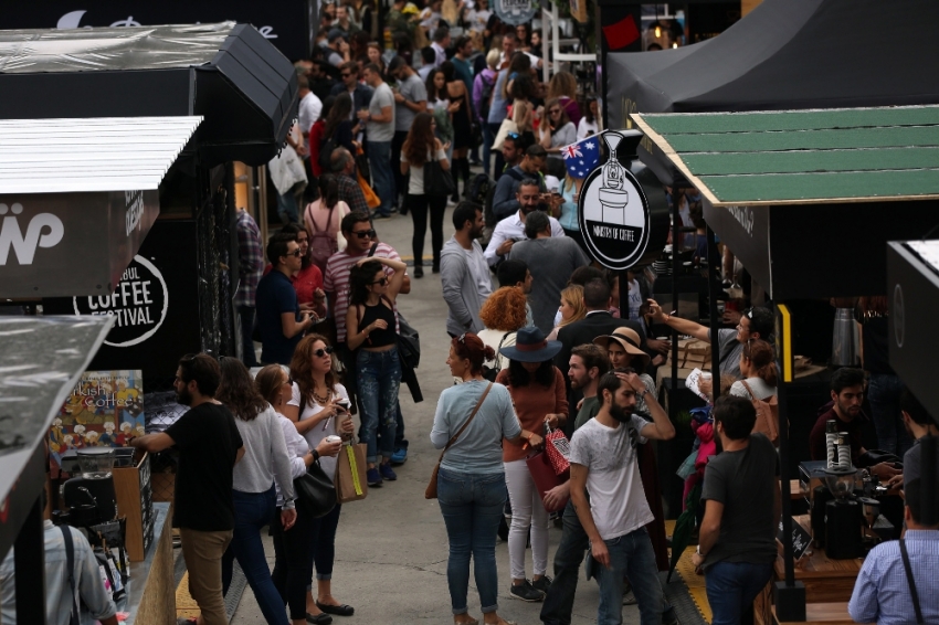 Şehre kahve kokusu yayan festival başladı