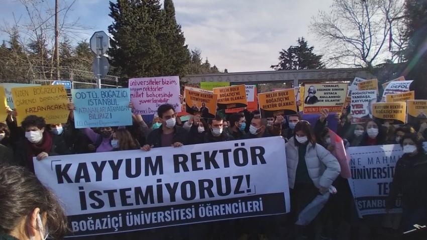 Boğaziçi'nde kayyumu protesto eden 11 öğrenciye gözaltı... İşte isimleri