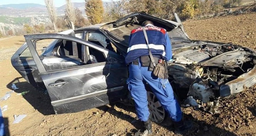 Simav'da trafik kazası: 1 ölü, 4 yaralı