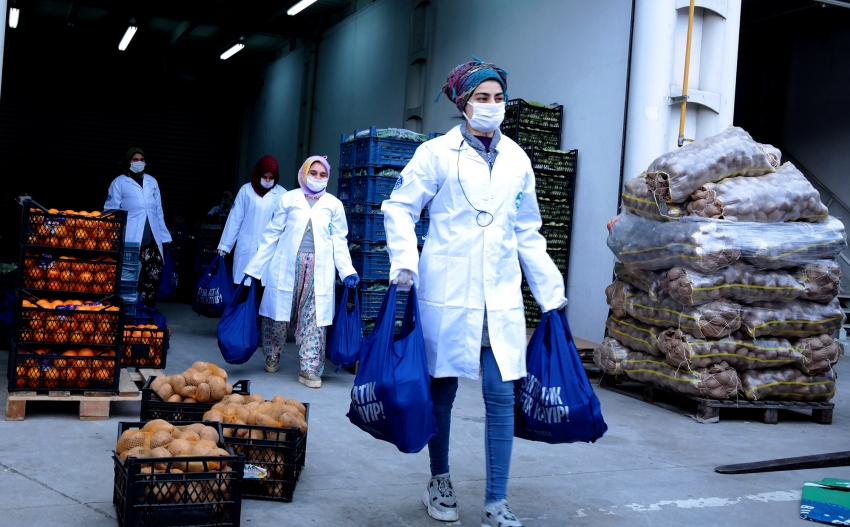 Mutfakta pazarda markette, Bursa Büyükşehir sizinle