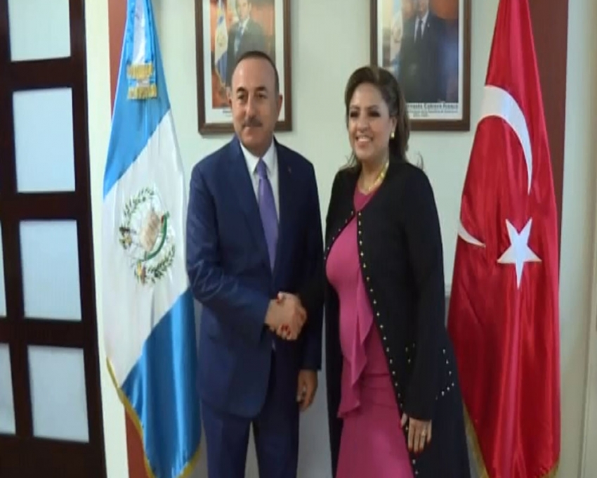 Bakan Çavuşoğlu, Guatemalalı mevkidaşı Polanco ile görüştü