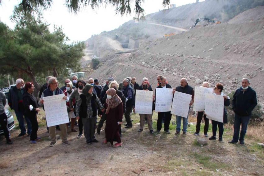 Vadi ve dere yataklarına yüzlerce kamyon hafriyat döküldü