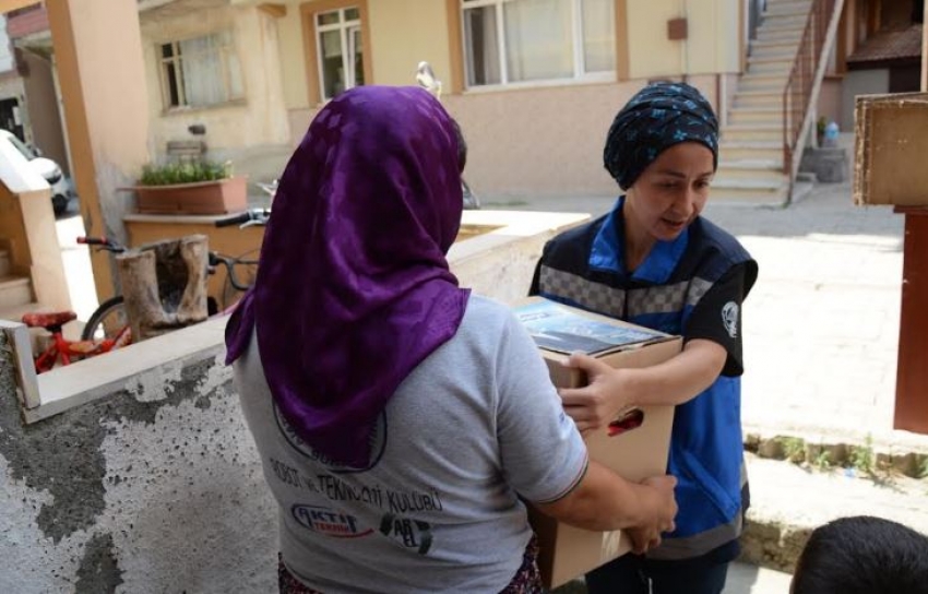 Mudanya'nın iyilik meleklerinin bayram mesaisi